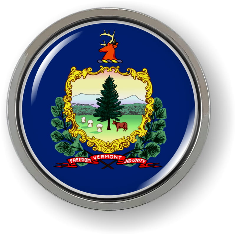 Vermont - State Flag Emblem